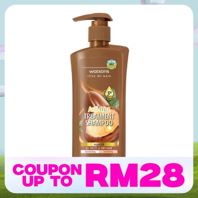 WATSONS Argan Anti-Frizz Treatment Shampoo 400ml