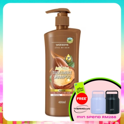 WATSONS - Argan Anti-Frizz Treatment Shampoo 400ml