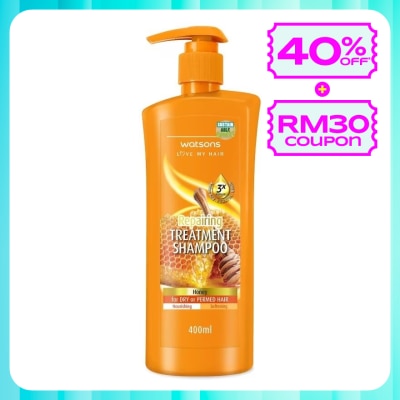 WATSONS Repairing Honey Treatment Shampoo 400ml