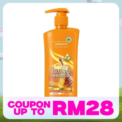 WATSONS Repairing Honey Treatment Shampoo 400ml