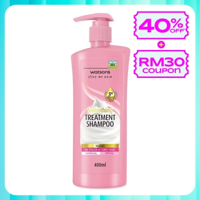 WATSONS Yoghurt Smoothing Treatment Shampoo 400ml