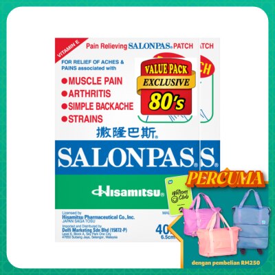 SALONPAS - Pain Relieving Patch 40's X 2