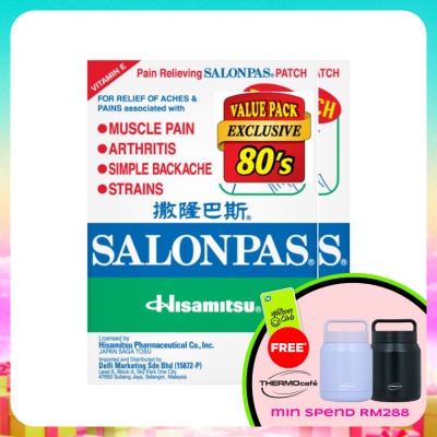 SALONPAS - Pain Relieving Patch 40's X 2