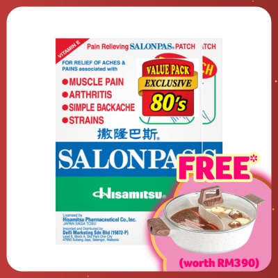 SALONPAS Pain Relieving Patch 40's X 2