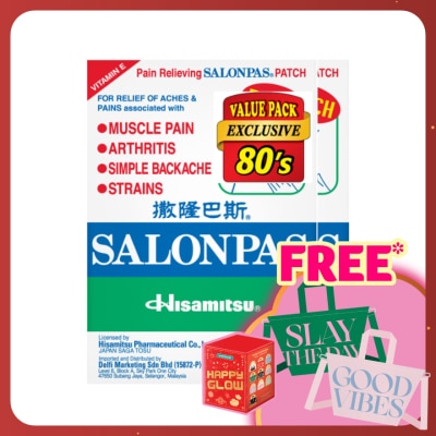 SALONPAS Pain Relieving Patch 40's X 2