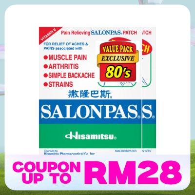 SALONPAS Pain Relieving Patch 40's X 2