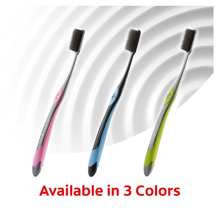 Colgate SlimSoft Flex Clean Charcoal Toothbrush Valuepack (2s)