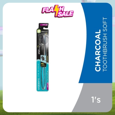 WATSONS Charcoal Toothbrush Soft 1's