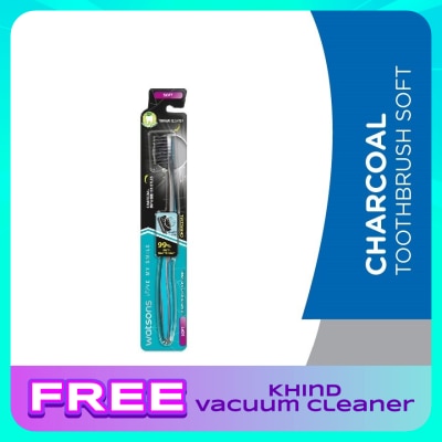 WATSONS Charcoal Toothbrush Soft 1's