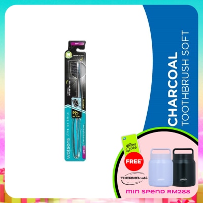 WATSONS - Charcoal Toothbrush Soft 1's
