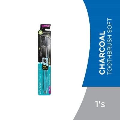 WATSONS Charcoal Toothbrush Soft 1's
