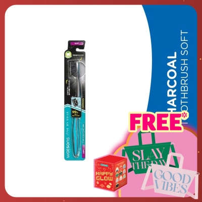 WATSONS Charcoal Toothbrush Soft 1's