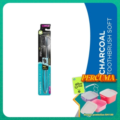 WATSONS - Charcoal Toothbrush Soft 1's