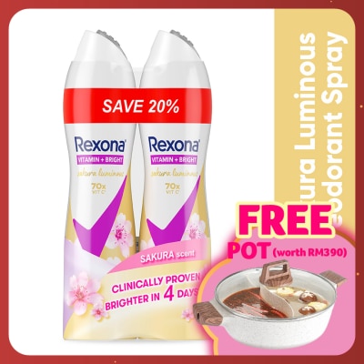 REXONA Sakura Spray Deodorant 2x135ml