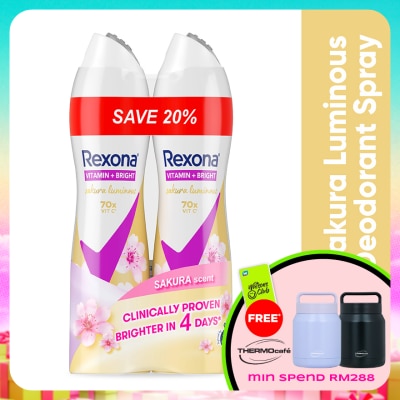 REXONA - Sakura Spray Deodorant 2x135ml