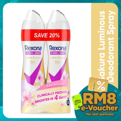 REXONA Sakura Spray Deodorant 2x135ml