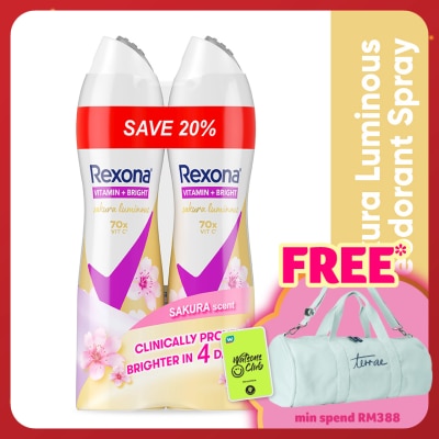 REXONA Sakura Spray Deodorant 2x135ml