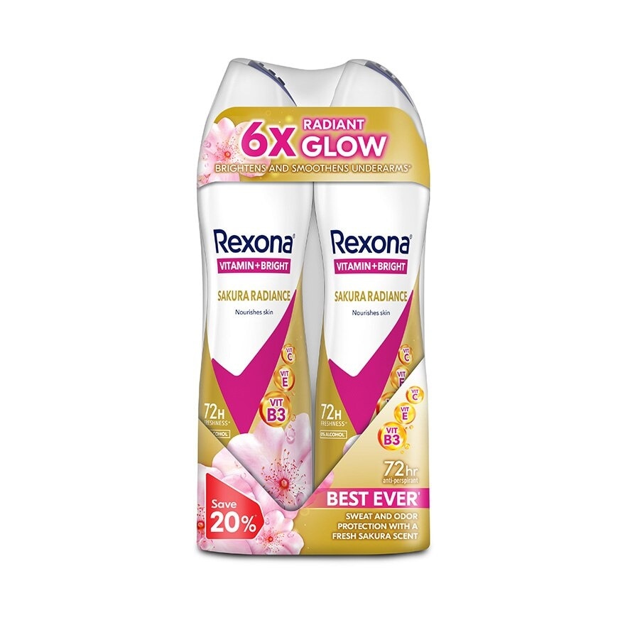 Sakura Spray Deodorant 2x135ml