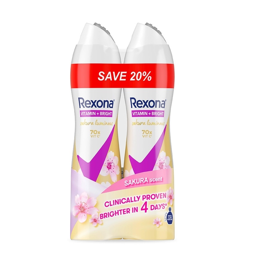 Sakura Spray Deodorant 2x135ml