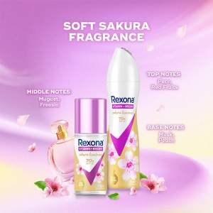 REXONA, Sakura Spray Deodorant 2x135ml | Watsons Malaysia