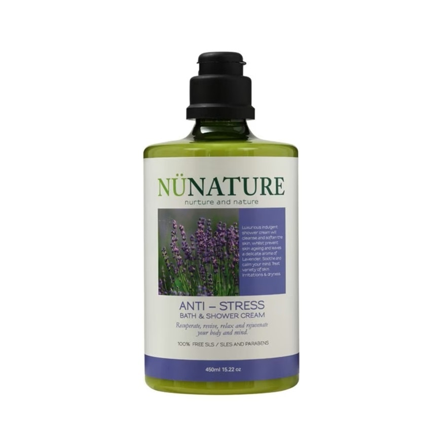 Nunature Anti-Stress Bath & Shower Cream 450ml