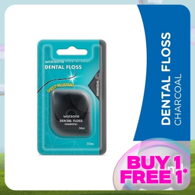 WATSONS Dental floss Charcoal 50ml