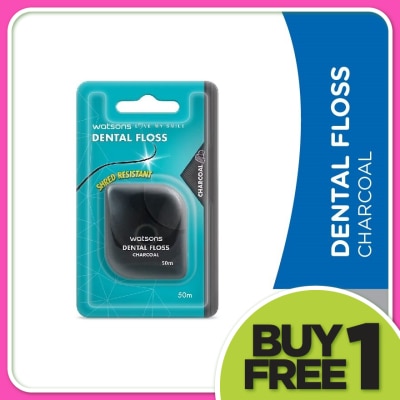 WATSONS Dental floss Charcoal 50ml