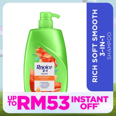 REJOICE Rich Soft Smooth Shampoo 600ml