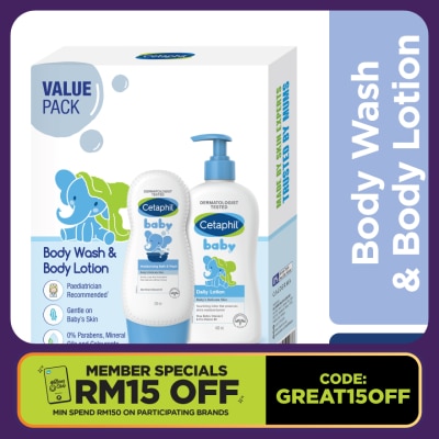 CETAPHIL Baby Ultra Moisturizing Bath & Wash + Daily Lotion