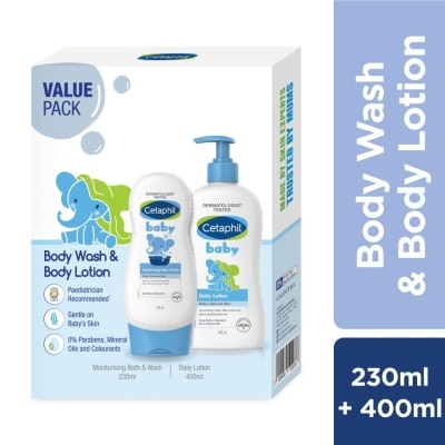 CETAPHIL Baby Ultra Moisturizing Bath & Wash + Daily Lotion