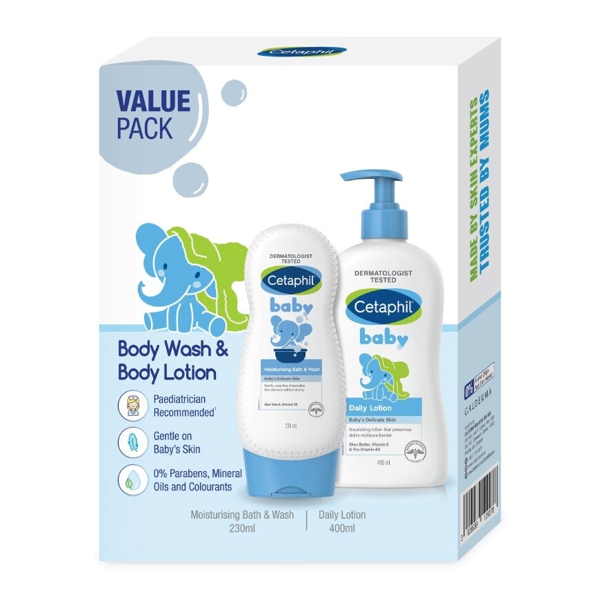 Baby Ultra Moisturizing Bath & Wash + Daily Lotion