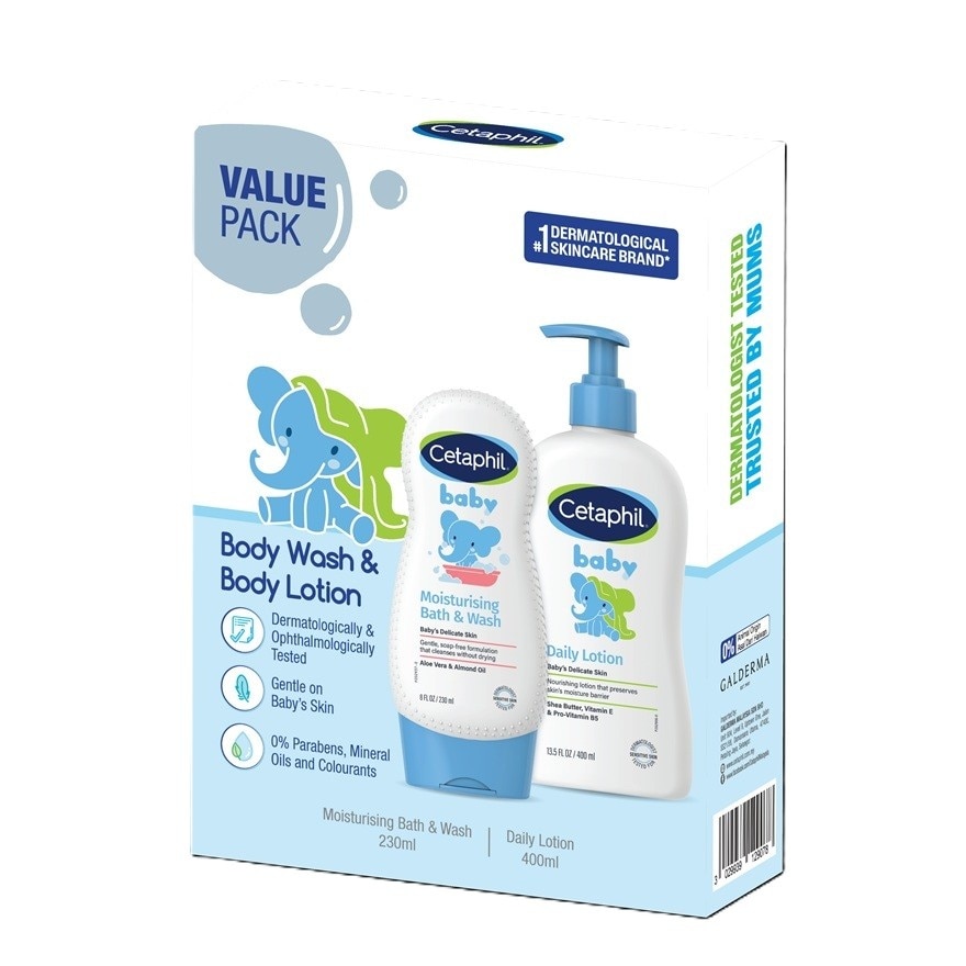 Baby Ultra Moisturizing Bath & Wash + Daily Lotion