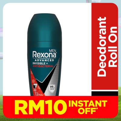 REXONA Invisible Antibacteria Roll On 45ml (Exp 09.25)