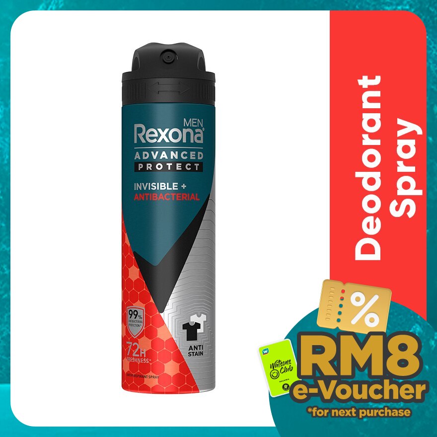 Men Invisible Antibacteria Spray Deo 135ml