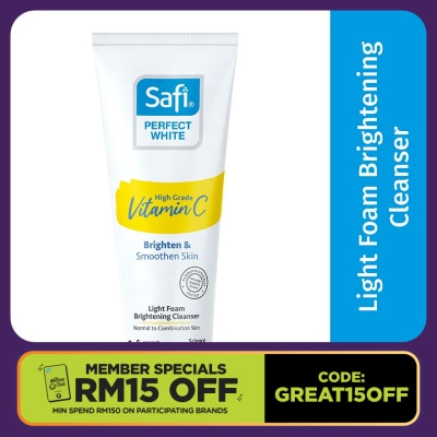 SAFI Perfect White Light Foam Brightening Cleanser