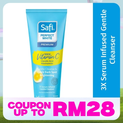 SAFI Perfect White 3X Serum Infused Gentle Cleanser 100g