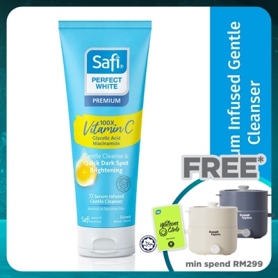 SAFI Perfect White 3X Serum Infused Gentle Cleanser 100g