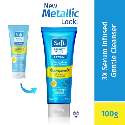 SAFI - Perfect White 3X Serum Infused Gentle Cleanser 100g