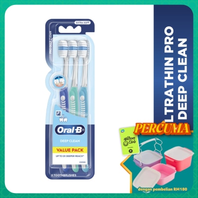 ORAL-B - Ultrathin Pro Deep Clean Blister 3s