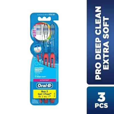 ORAL-B Ultrathin Extra Soft Indicator Deep Clean B2F1