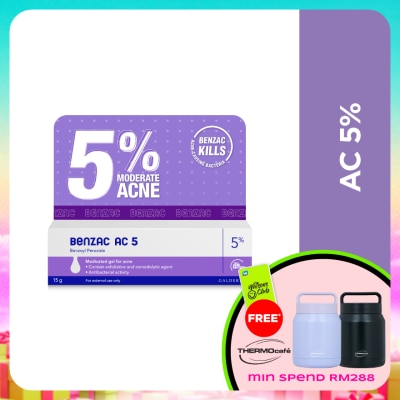 BENZAC - Moderate Acne Gel 5% 15 gram