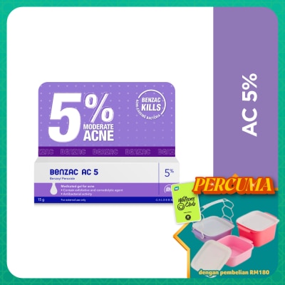 BENZAC - Moderate Acne Gel 5% 15 gram