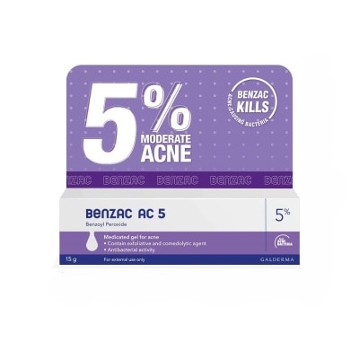 BENZAC Moderate Acne Gel 5% 15 gram