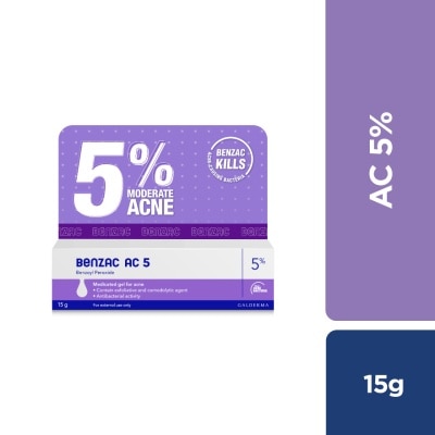 BENZAC - Moderate Acne Gel 5% 15 gram