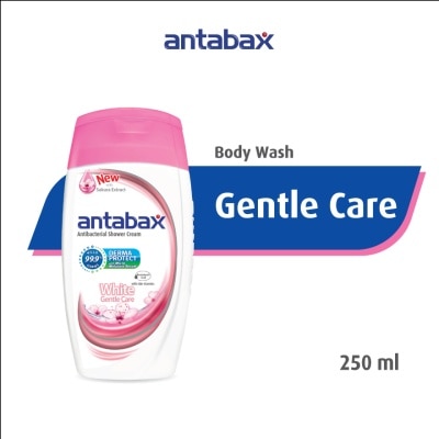 ANTABAX Antibacterial White Gentle Care Shower Gel 250ml