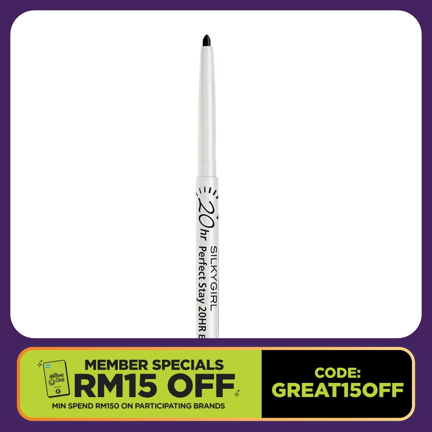 Perfect Stay 20HR Eyeliner 01 Blackest Black 1pc