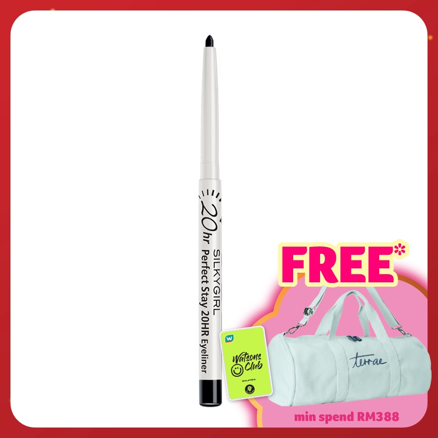 SILKYGIRL Perfect Stay 20HR Eyeliner 01 Blackest Black 1pc