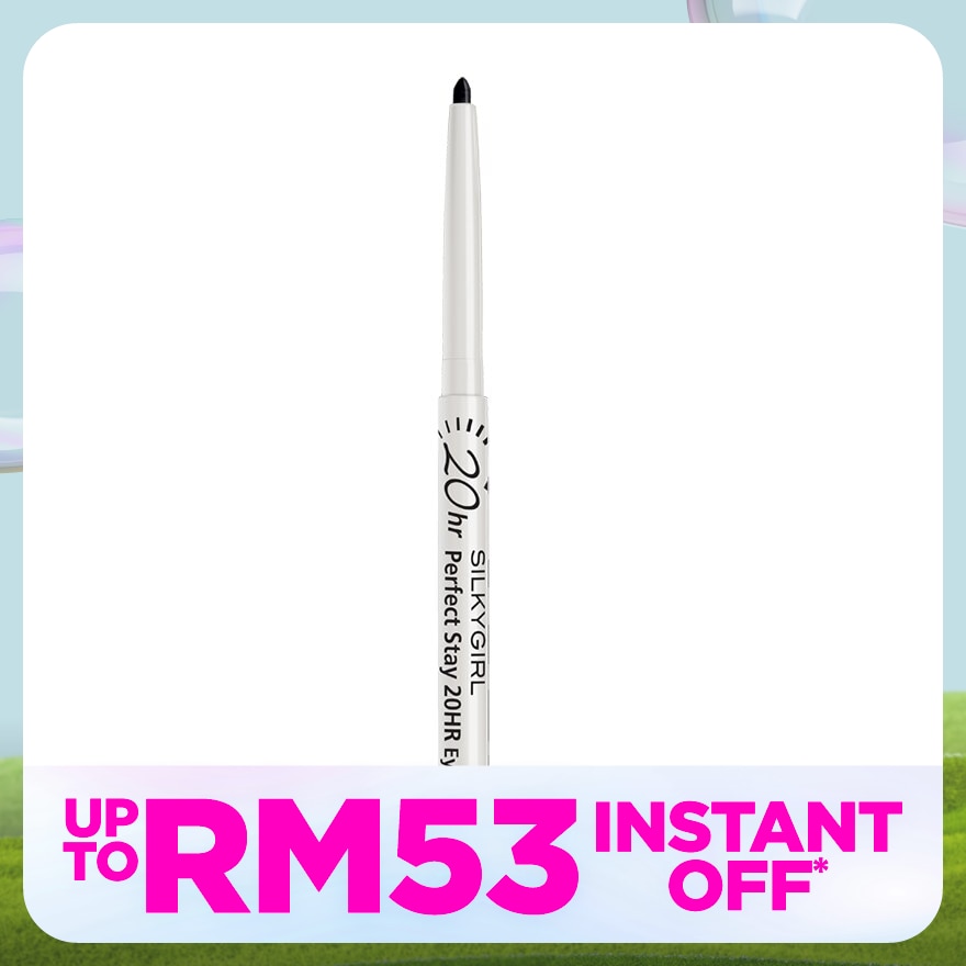 SILKYGIRL Perfect Stay 20HR Eyeliner 01 Blackest Black 1pc