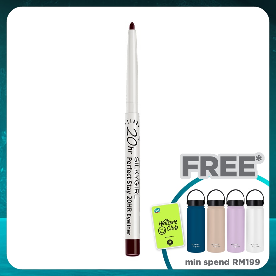 SILKYGIRL Perfect Stay 20HR Eyeliner 02 Dark Brown 1's