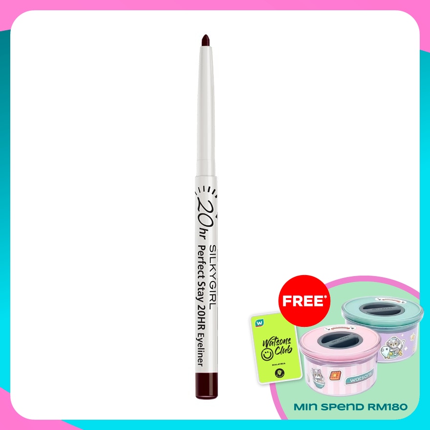 SILKYGIRL Perfect Stay 20HR Eyeliner 02 Dark Brown 1's